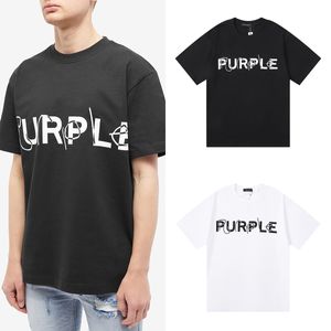 T-shirts hommes Purple Marque EUR Taille XS-5XL Grande chemise Designer Tees Hommes T-shirt Homme T-shirts Femmes Vêtements en vrac Designers de luxe à manches courtes Printemps