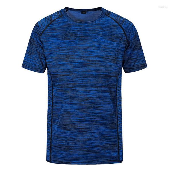 Camisetas para hombre, camiseta informal de secado rápido para hombre, camiseta deportiva para gimnasio, ropa deportiva para hombre, ropa de moda para hombre, talla grande L-8XL de Asia