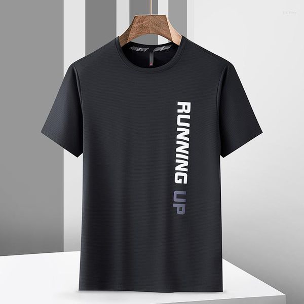 T-shirts pour hommes Chemise de sport à séchage rapide Hommes 2023 Manches courtes Été Casual Blanc Noir 3XL Top T-shirts GYM Running Tshirt Vêtements