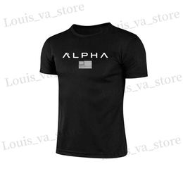 T-shirts masculins T-shirt à sec rapide Men 2024 Slves courts Summer Casual Plus Oversize Top Ts Gym Tshirt Clothes T240419