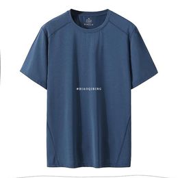 T-shirts pour hommes T-shirts de sport à séchage rapide Hommes 2021 Manches courtes Été Casual Mesh Coton Plus Oversize 6XL 7XL 8XL Top T-shirts GY2312