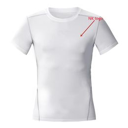 T -shirts voor heren Sneldrogende compressie Nauwsluitend ademend high-stretch polo's T-shirts sport fitness hardloop T-shirt met korte mouwen