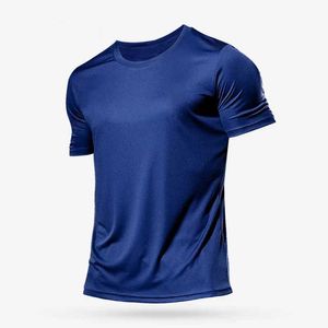 T-shirts masculins à séchage rapide Mentiers Running Shirt Fitness Compression Gym Polter Sports T-shirt Black 2023 TRACINE Muscle Fitness Vêtements J240426
