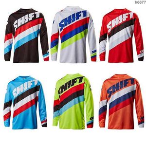 T-shirts voor heren Snelle landing mountainbike fietsen fietsen met lange mouwen top zomer cross-country motorfiets pak t-shirt