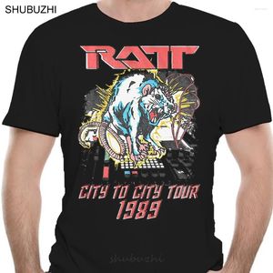 T-shirts pour hommes Ra80s bande Rat sur Studio contrôleur de musique chemise adulte métal lourd mode T-shirt hommes coton marque Teeshirt