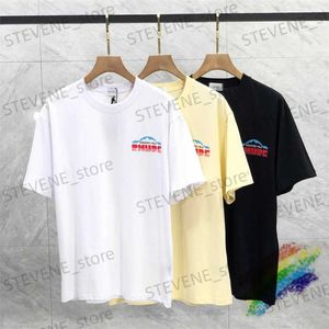 T-shirts Hommes Racing Imprimer T-shirt Hommes Femmes Meilleure qualité Blanc Abricot Noir Streetwear Top T-shirt T231214