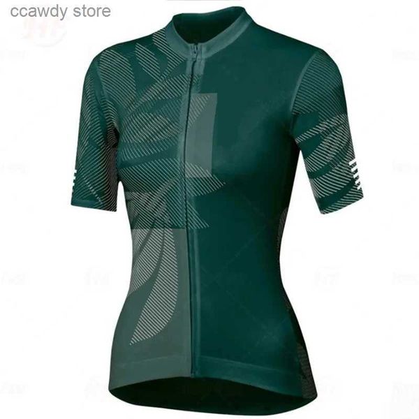 T-shirts masculins Racing Tops Bike Jersey Cycling Downhill Breathab Rapid Dry Rctive Shirt Short Seve Team Tricota Mountain Bicyc H240407