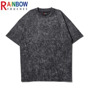 Camisetas para hombres Rainbowtouches 2022 Nueva camiseta para hombre Tie Dye Camisetas Algodón High Street Fashion Mujeres Cyber Celebridad Pareja Camiseta Unisex Top T221130