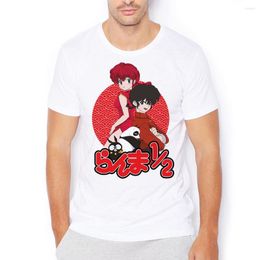 T-shirts pour hommes Ranma 1/2 Genma Panda Hibiki Ryoga Funny Anime Shirt Hommes Casual Tshirt Homme Unisexe Otaku Streetware Tee No-sticker Print