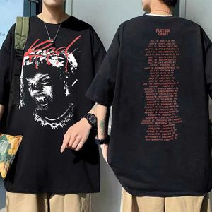 Heren T-shirts Rap Playboi Carti Nieuw album Whole Lotta Red Grafische print T-shirt Korte mouw Heren Dames Vintage tshirt Heren hiphop T-shirts J230217