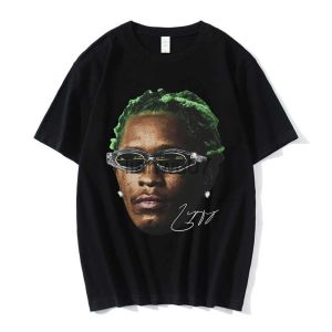 T-shirts voor heren Rapper Young Thug Grafische T-shirt Heren Dames Mode Hip Hop Street Style T-shirt Zomer Toevallig T-shirt met korte mouwen Oversized J230705