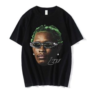 Mannen T-shirts Rapper Young Thug Grafische T-shirt Mannen Vrouwen Mode Hip Hop Street Style Tshirt Zomer Casual Korte mouw T-shirt Oversized J230705