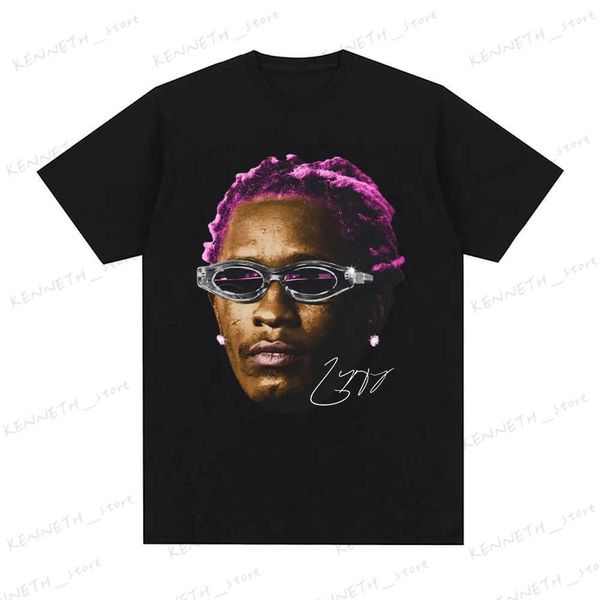 T-shirts hommes Rappeur Young Thug T-shirt graphique Hommes Femmes Mode Hip Hop Street Style T-shirts Été Casual T-shirt à manches courtes surdimensionné T240126