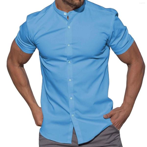 Hommes t-shirts rayonne à manches longues hauts mode printemps et été décontracté court hommes soie microfibre t-shirt pour hommes