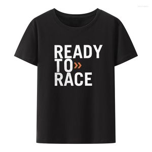 Heren t -shirts klaar om te raceprint T -shirt plus size nieuwigheid Tops Enduro Cross Motocross Bitumen Bike Life Casual Deskled