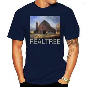 Heren T-shirts REALTREE Heren T-shirt - Farm Shed Barn USA Amerikaanse vlag jacht