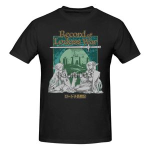 T-shirts pour hommes Record Of Lodoss War T-shirt en coton à manches courtes T-shirt personnalisé pour hommes J230807