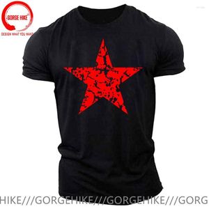 Mannen T-shirts Rode Communistische Ster Cuba Mannen T-shirt Cubaanse Che Guevara Marx Communisme Cool Man Casual Pride Shirt Unisex Mode Tshirt