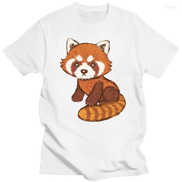 Camisetas Hombre Camiseta Panda Rojo