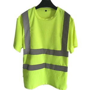 T-shirts pour hommes T-shirts de sécurité réfléchissants T-shirt à manches courtes haute visibilité T-shirt de travail routier Top Hi Vis Workwear310H