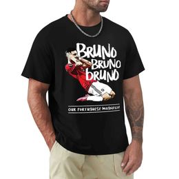 T-shirts voor heren Retro Art Magnifico Bruno Portugees helpt jongens met succes t-shirt dieren Quick Drying Mens T-shirtl2405