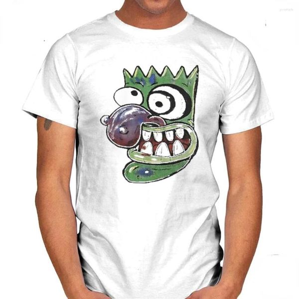 Camisetas para hombre, camiseta Retro divertida con estampado de dibujos animados, camiseta de manga corta Y2k, camisa holgada de gran tamaño de Hip Hop, ropa de calle gótica para hombre y mujer