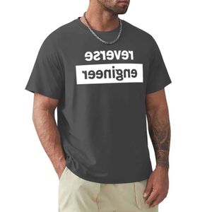 T-shirts voor heren reverse engineer T-shirt Animal Print Mens Plus size top retro heavy duty heren t-shirtl2405