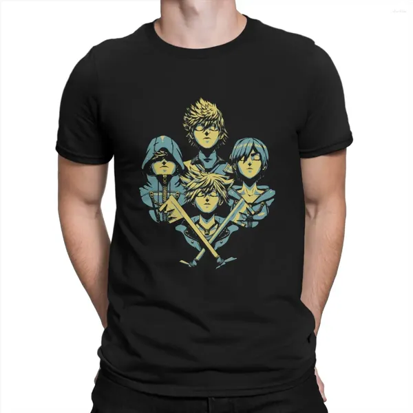 T-shirts pour hommes Rhapsody Hearts Bright Dawn T-shirt spécial Kingdom Riku Game Casual Shirt T-shirt d'été pour adulte