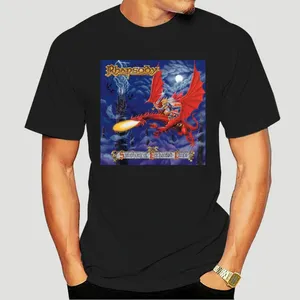 T-shirts homme Rhapsody symphonie des terres enchantées chemise 100 coton noir marine tailles S 5Xl-4998D