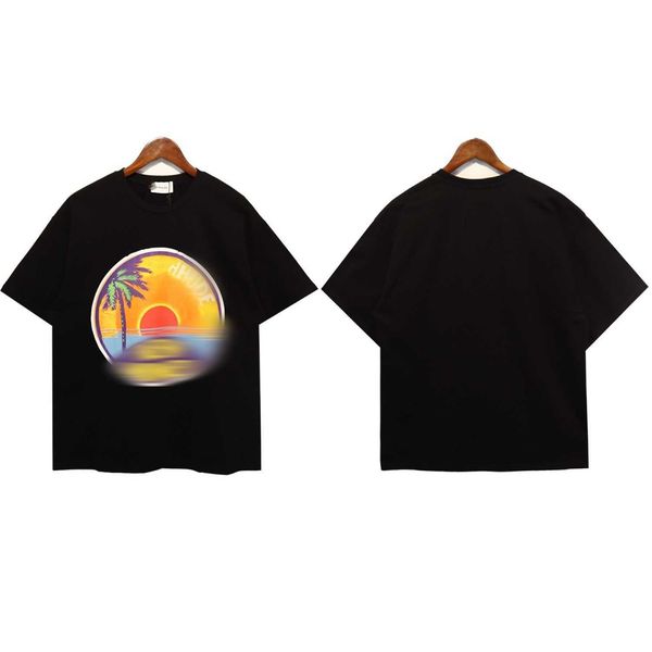 Camisetas para hombres Camisa Rhude Hombres Mujeres Lavado Do Old Streetwear Estilo de verano Top de alta calidad Teesdec3B3NS