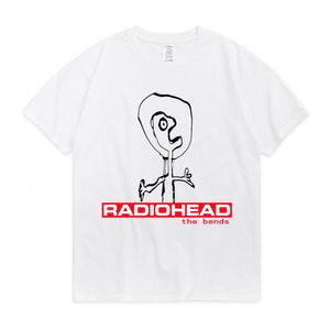 T-shirts voor heren Rock Band Radiohead The Bends Graphic T Shirts 90S Vintage Punk Hip Hop Short Sleeve T-shirt Oversized Streetwear T-Shirt Man 230517