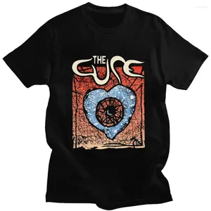 Camisetas para hombre, camiseta con estampado de la banda de Rock The Cure 1992 Wish Tour, camiseta gótica para hombre y mujer, camisetas Vintage con personalidad Harajuku de verano