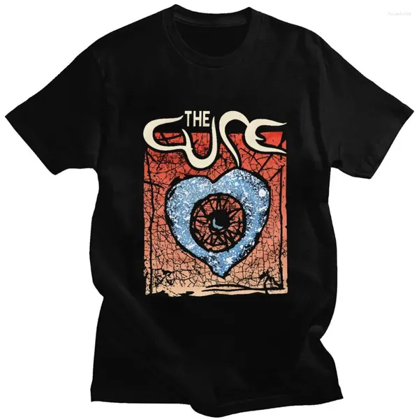 T-shirts pour hommes Rock Band The Cure 1992 Wish Tour Imprimer T-shirt Hommes Femmes Chemise gothique Été Harajuku Personnalité Vintage T-shirts