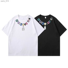 Camisetas para hombres Camisetas de rock Designer para hombres Camiseta Man casual Camas para mujeres con letras Mangas cortas Top Vender Venta de lujo Hap Hop Clothes Paris White Thish Gothic