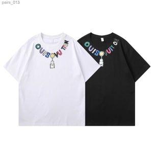T-shirts masculins Rock T-shirts Mens Designer Tshirt Homme décontracté Tées avec des lettres Imprime
