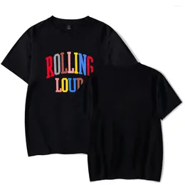 T-shirts pour hommes Rolling Loud Merch T-shirt 2024 Festival de musique Cool Summer Hommes / Femmes Streetwear T-shirt décontracté T-shirt à manches courtes