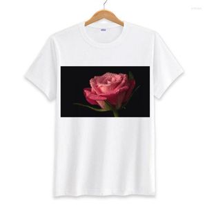 Camisetas para hombre, camisetas con rosas, camisetas bonitas de gran tamaño para mujer, camisetas con patrón de masa para ropa, camisetas Vintage de talla grande para verano