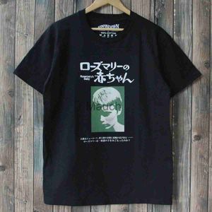 Mannen T-Shirts Rosemary's Baby TShirt Horror Movie Roman Polanski e Exorcist Mannen Tee Shirts Rosemarys Cloes J230625