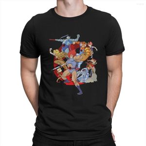 Camisetas para hombre Ruben Gomez Thundercats Camiseta Hombre Lion-O Tygra Panthro Tiger Face Ocio personal Camisetas de algodón Camiseta de cuello redondo