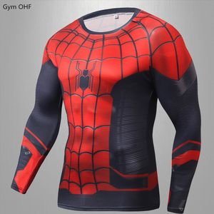 Camisetas masculinas Camiseta de camiseta para niños Superhero SUPERHERO 3D Fitness Fitness Training Tshirt Boy Quick Dry Sportswear 230816