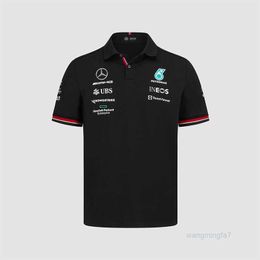 T-shirts voor heren Hardloopkleding 2023 F1 McLaren Racing Motorcycle Heren poloshirt Sneldrogend Mountainbike Fietsen Pak Zomer Korte mouw t 01jb