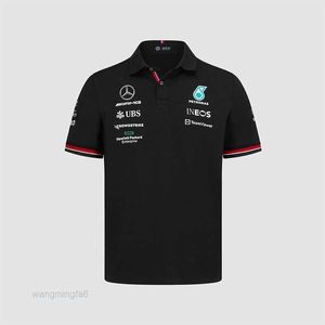 T-shirts hommes Vêtements de course 2023 F1 Mclaren Racing Moto Polo Homme Séchage rapide VTT Cyclisme Costume Été Manches courtes t Wjoe