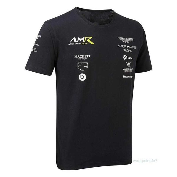 Camisetas para hombres Ropa para correr F1 Fórmula Uno Aston Martin Traje de carreras 3D Moda Calle Tendencia Simple 202 Zayj