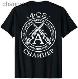 T-shirts pour hommes T-shirt Russie FSB Spetsnaz Alpha Group Sniper. T-shirt d'été en coton à manches courtes pour hommes à col rond Nouveau S-3XL