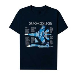 T-shirts masculins SUKHOI SUKHOI SU-35 T-shirt pour hommes courts Slve T