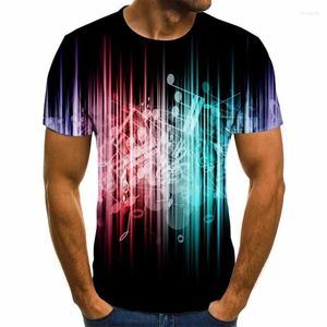 T-shirts pour hommes S Anime 3d Print Funny Music Shirt Hommes Femmes FashionT-Shirt Summer Style Tops Tee Top Tshirt