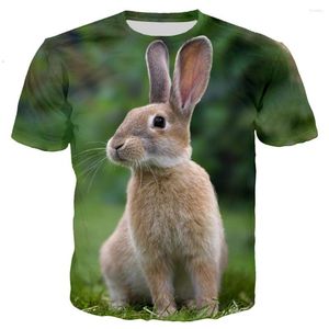 Heren t shirts s jagen gekke hare mannen/vrouwen mode coole 3D geprinte t-shirts casual stijl t-shirt streetwear tops