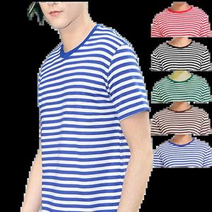 T-shirts masculins Sailor T-shirt à manches courtes rayées