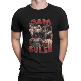 Mannen T-shirts SAM SULEK PACK T-shirts Mannen CBUM Vintage Puur Katoen T-shirt Ronde Hals Korte Mouw Cadeau idee Kleding