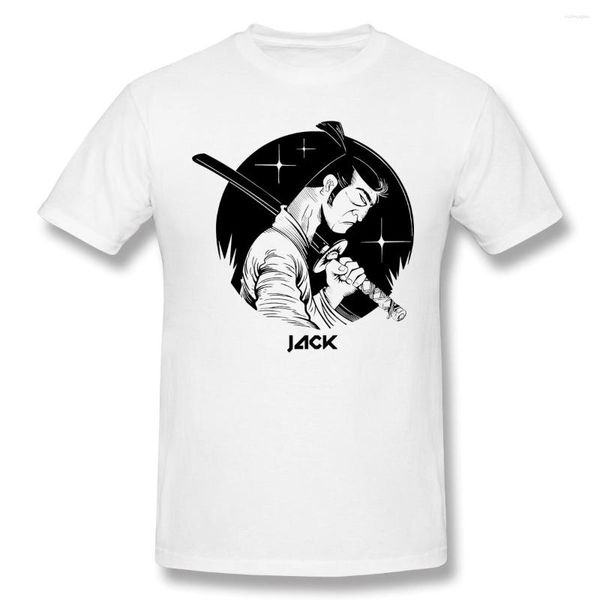 Camisetas de hombre Samurai Casual Jack camiseta algodón cuello redondo moda y camisetas de mujer